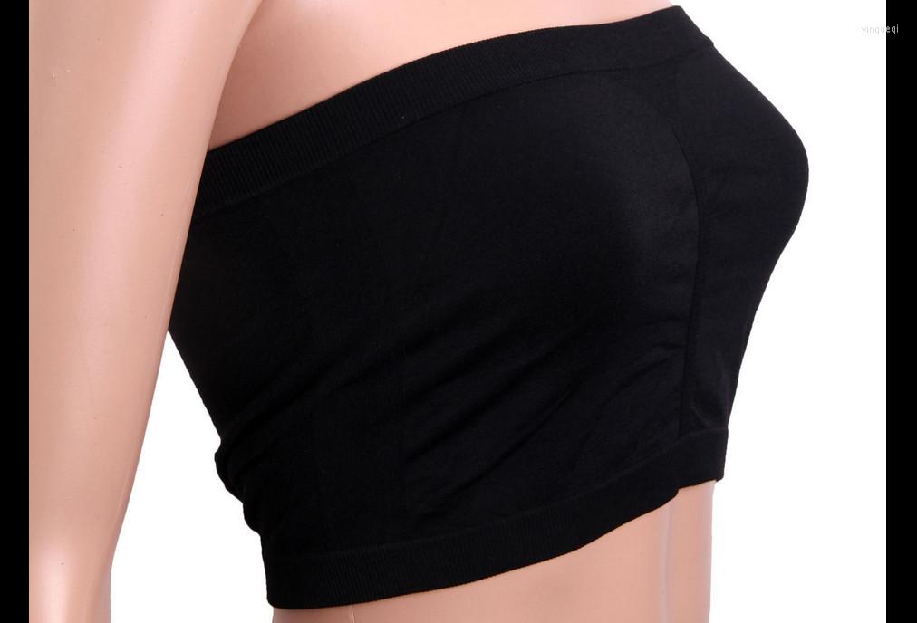 Bustiers & Corsets 2022 Women Strapless Seamless Ice Silk Padded Boob Bandeau Tube Tops Wrapped Underwear Black White 2 Colors P2
Bustiers & Corsets 2022 Women Strapless Seamless Ice Silk Padded Boob Bandeau Tube Tops Wrapped Underwear Black White 2 Colors P2