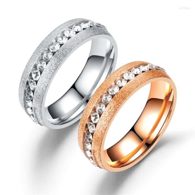 Wedding Rings Aroutty Women CZ Stone Crystal Ring Vintage Stainless Steel Female Fashion Promise Silvery Engagement
Wedding Rings Aroutty Women CZ Stone Crystal Ring Vintage Stainless Steel Female Fashion Promise Silvery Engagement