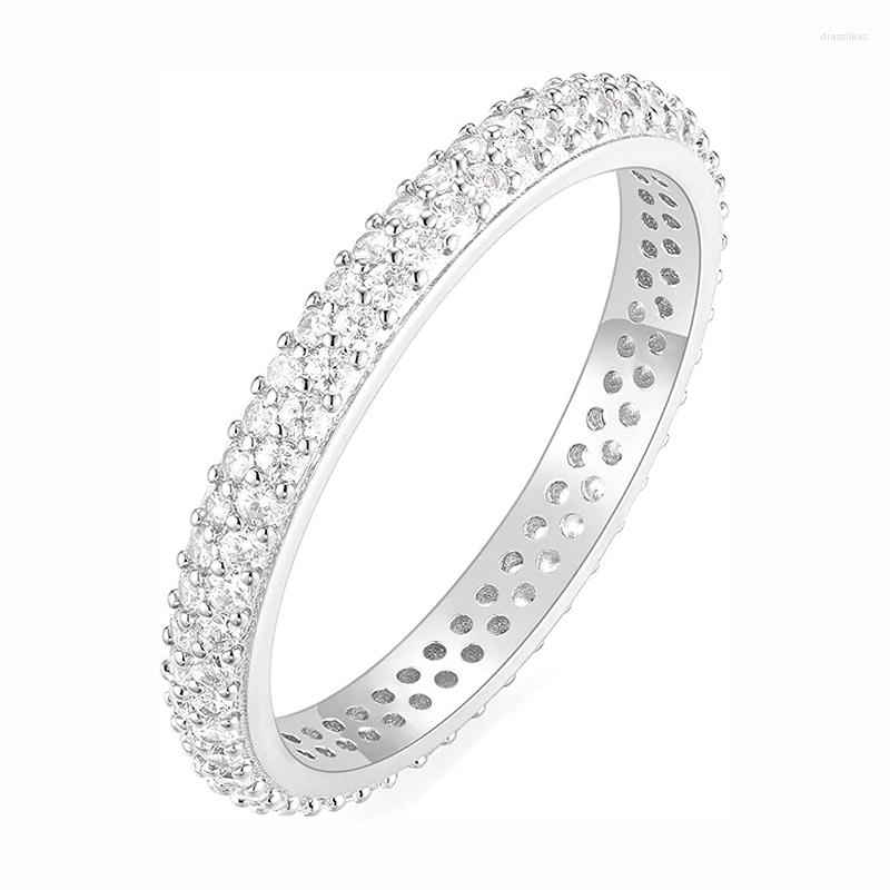 Wedding Rings Kolmnsta 3mm Women Anniversary Copper Double Row Cubic Zirconia Eternity Band Size 5 To 11
Wedding Rings Kolmnsta 3mm Women Anniversary Copper Double Row Cubic Zirconia Eternity Band Size 5 To 11