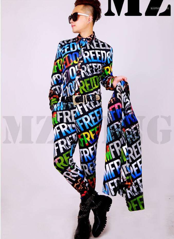 Men' Jackets Men' Singer Clothing Blazer Male Business Casual Dress Nightclub Dj Fashion Men Suit Color 3d Rendering Letters Suits, 3-piece suit set
Men' Jackets Men' Singer Clothing Blazer Male Business Casual Dress Nightclub Dj Fashion Men Suit Color 3d Rendering Letters Suits, 3-piece suit set