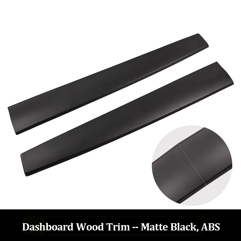 Model Y Door Trim Dashboard Panel Cover For Tesla Model 3 2021-2023 interior Accessories Model3 ABS Carbon Fiber Dash Decor Sticker White