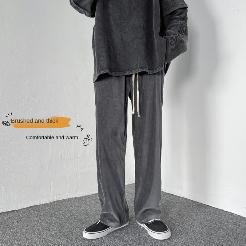 Men's Pants EOENKKY Black Gray Men's Casual Fleece Straight 2022 Men And Women Oversized Wide-leg Overalls, Dark grayfleece lini
Men's Pants EOENKKY Black Gray Men's Casual Fleece Straight 2022 Men And Women Oversized Wide-leg Overalls, Dark grayfleece lini