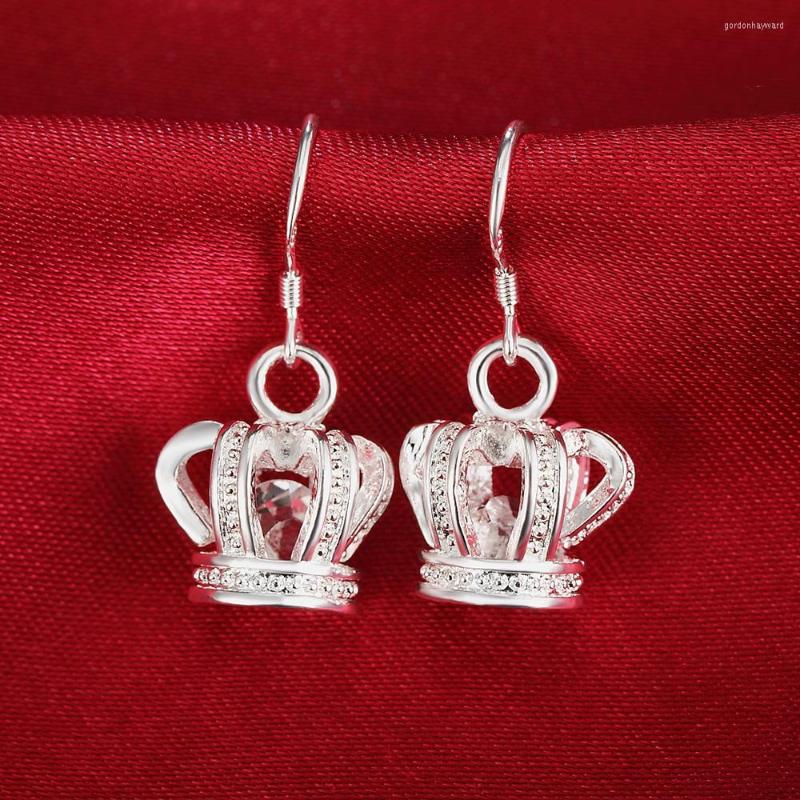 Dangle Earrings Fine 925 Sterling Silver Drop For Women Noble Crown Crystal Christmas Gifts Street All-match Party Jewelry
Dangle Earrings Fine 925 Sterling Silver Drop For Women Noble Crown Crystal Christmas Gifts Street All-match Party Jewelry