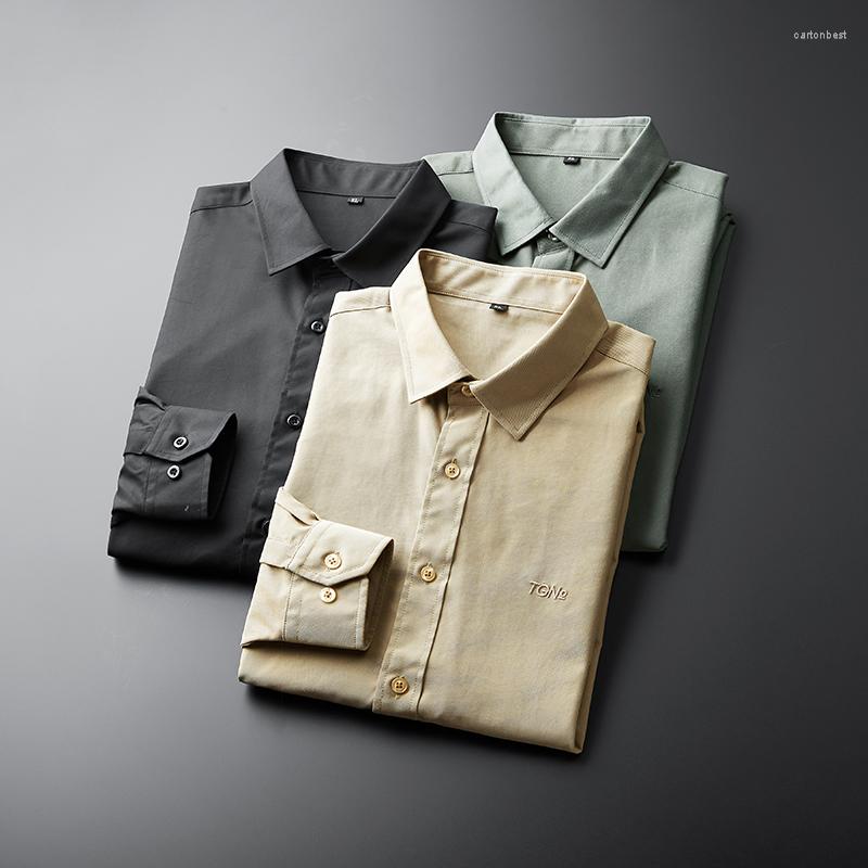 Men's Casual Shirts Autumn Solid Color Men Fashion Embroidery Loose Long Sleeve Luxury Business Shirt Plus Size Brand Clothing 6XL 7XL, Black
Men's Casual Shirts Autumn Solid Color Men Fashion Embroidery Loose Long Sleeve Luxury Business Shirt Plus Size Brand Clothing 6XL 7XL, Black