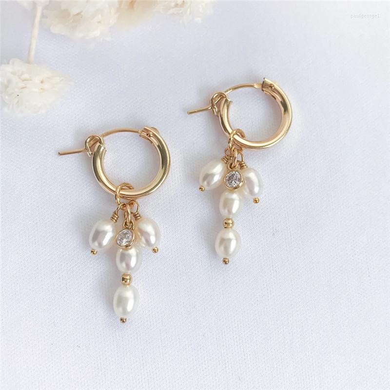 Hoop Earrings 14K Gold Filled Natural Pearls 15MM Handmade Jewelry Brincos Minimalism Tarnish Resist
Hoop Earrings 14K Gold Filled Natural Pearls 15MM Handmade Jewelry Brincos Minimalism Tarnish Resist