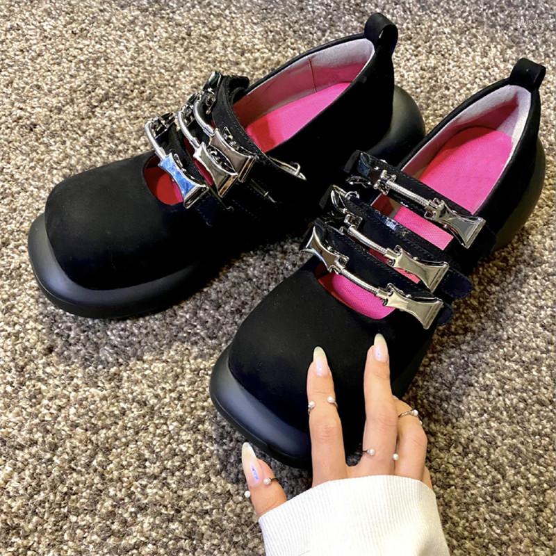 Dress Shoes Womens Lolita Metal Buckle Round Toe Gothic Punk Pumps Creepers Japanese Harajuku Platform Black White 2022
Dress Shoes Womens Lolita Metal Buckle Round Toe Gothic Punk Pumps Creepers Japanese Harajuku Platform Black White 2022