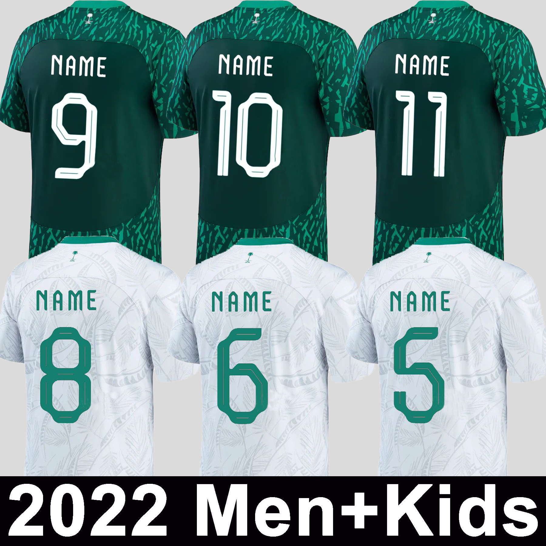 2022 Saudi soccer jerseys national team home away Salem Al Dawsari Abudullah Alhamddan Firas Albirakan Arabia Men kids Kits football shirt, 2022 away aldult world cup
2022 Saudi soccer jerseys national team home away Salem Al Dawsari Abudullah Alhamddan Firas Albirakan Arabia Men kids Kits football shirt, 2022 away aldult world cup