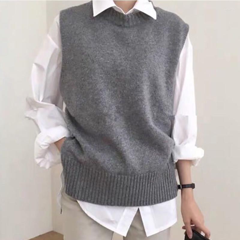 Women's Vests Autumn Winter Jumper Women Oversized Knitted Sweater Loose Vest Ladies O-Neck Pullovers Teen Girls Waistcoat Pull Femme, Black
Women's Vests Autumn Winter Jumper Women Oversized Knitted Sweater Loose Vest Ladies O-Neck Pullovers Teen Girls Waistcoat Pull Femme, Black