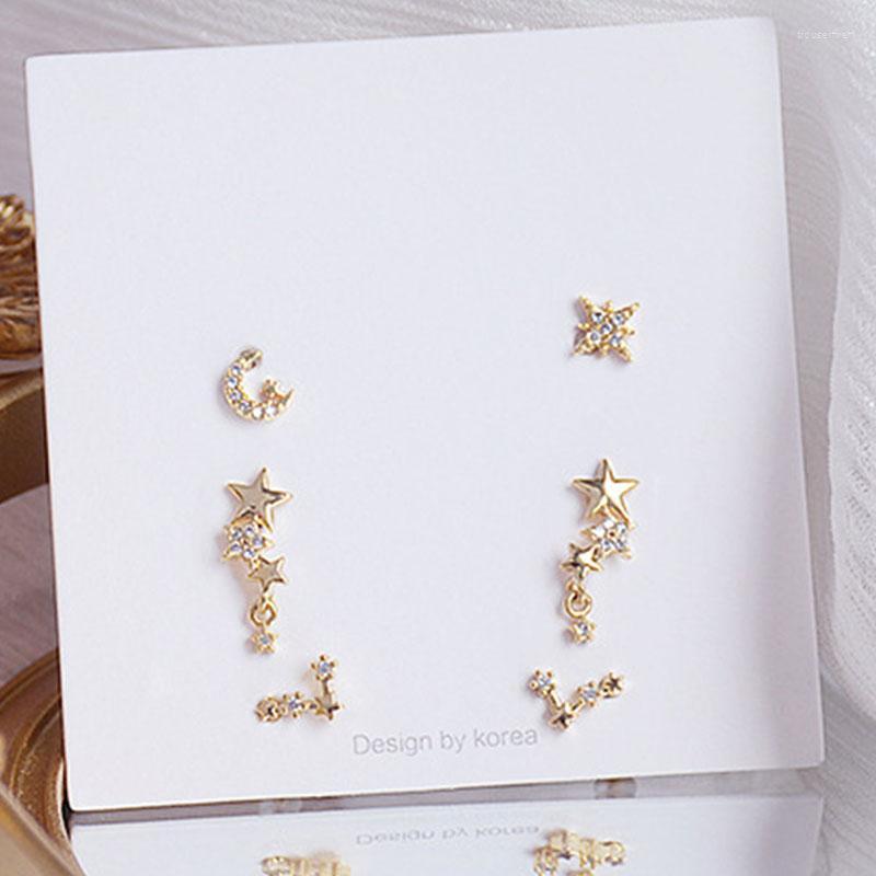 Backs Earrings Clip-on & Screw Back Electric Plating Real Gold Pntagram Moon Exquisite Luxury Jewelry Romantic Glamour Temperament Shine
Backs Earrings Clip-on & Screw Back Electric Plating Real Gold Pntagram Moon Exquisite Luxury Jewelry Romantic Glamour Temperament Shine