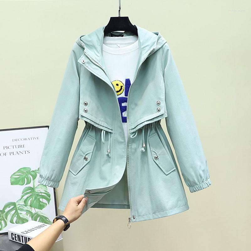 Women's Trench Coats High-end Women's Windbreaker 2022 Spring Autumn British Wind Loose Casual Mid-length Slim Coat Hooded Female Tops, Light blue
Women's Trench Coats High-end Women's Windbreaker 2022 Spring Autumn British Wind Loose Casual Mid-length Slim Coat Hooded Female Tops, Light blue