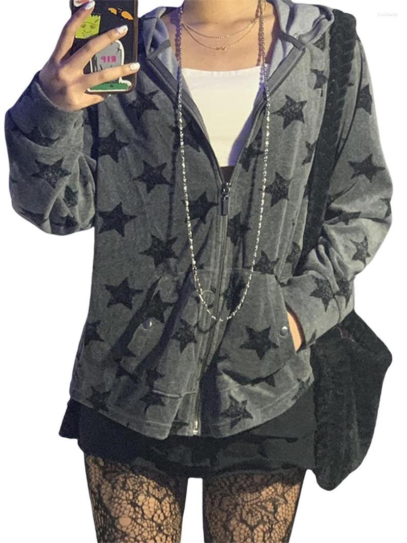 Women' T Shirts Winkinlin Women Casual Hooded Sweatshirt Long Sleeve Zip Up Hoodies Jacket Autumn Streetwear School, Dark gray star
Women' T Shirts Winkinlin Women Casual Hooded Sweatshirt Long Sleeve Zip Up Hoodies Jacket Autumn Streetwear School, Dark gray star
