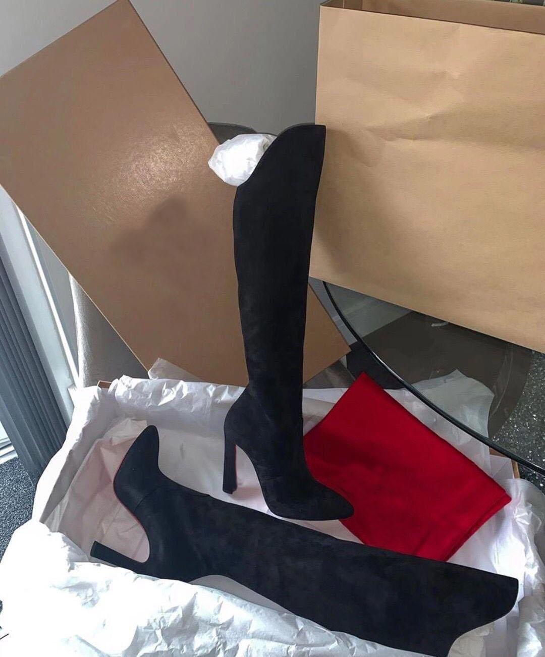 Elegant Winter Brands Women Red Botto Boots Eleonor Botta Bottes Knee Boot High Heels Lady Combat Booties Wedding Wedding EU35-43
Elegant Winter Brands Women Red Botto Boots Eleonor Botta Bottes Knee Boot High Heels Lady Combat Booties Wedding Wedding EU35-43
