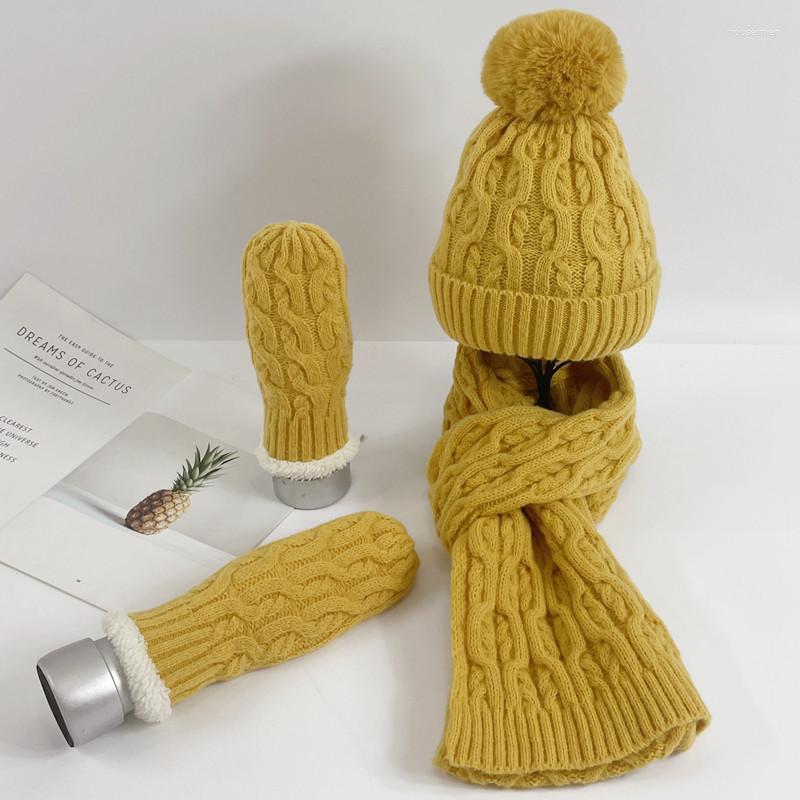 Berets Winter Neck Decoration 2022 Snood Scarf Plus Velvet Thick Warm Wool Ball Knitted Hat Gloves Three-piece Solid Double LayeBerets Beret, Yellow
Berets Winter Neck Decoration 2022 Snood Scarf Plus Velvet Thick Warm Wool Ball Knitted Hat Gloves Three-piece Solid Double LayeBerets Beret, Yellow