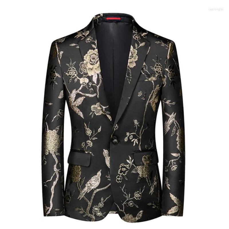 Men's Suits Embroidery Flower Suit Men's Blazers Personalized Night Show Host Performance Clothes Gold Thread Large Size Party Dress, Blue
Men's Suits Embroidery Flower Suit Men's Blazers Personalized Night Show Host Performance Clothes Gold Thread Large Size Party Dress, Blue