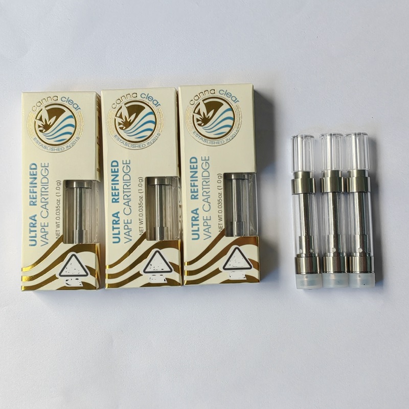 Canna Clear Cart Atomizers Ceramic Glass Tank 0.8 1.0ml Empty Cartridges Thick Oil Vape Carts Dab Pen Vaporizer
Canna Clear Cart Atomizers Ceramic Glass Tank 0.8 1.0ml Empty Cartridges Thick Oil Vape Carts Dab Pen Vaporizer