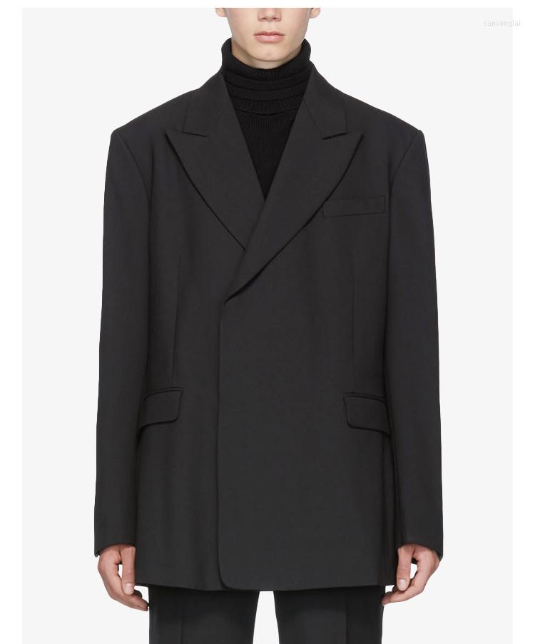 Men' Suits Men' Long Sleeved Suit Coat Spring And Autumn Loose Casual Black Simple Minimalist
Men' Suits Men' Long Sleeved Suit Coat Spring And Autumn Loose Casual Black Simple Minimalist
