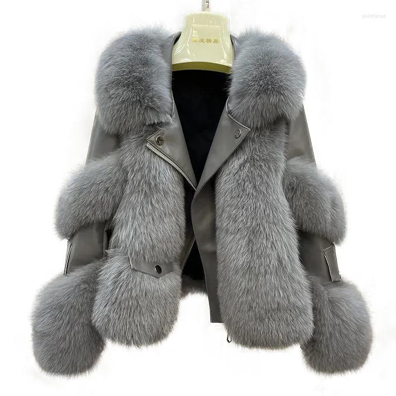 Women' Fur 2022 Women' Coat Fashion High Quality Luxury PU Leather Zipper Jacket Thicken Warm Overcoat For Winter To 3XL, Gray
Women' Fur 2022 Women' Coat Fashion High Quality Luxury PU Leather Zipper Jacket Thicken Warm Overcoat For Winter To 3XL, Gray