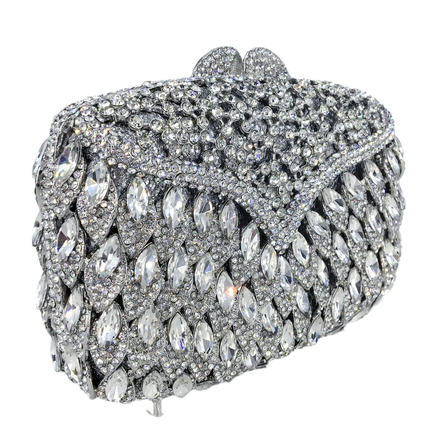 Evening Bags Silver Women Crystal Clutch Evening Bags Gala Dinner Party Ladies Minaudiere Handbag and Purse 221010
Evening Bags Silver Women Crystal Clutch Evening Bags Gala Dinner Party Ladies Minaudiere Handbag and Purse 221010