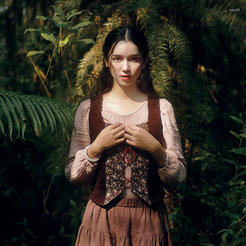 Women' Vests 2022 Fashion Women' Vintage Floral Corduroy Patchwork Lace Vest, Auburn
Women' Vests 2022 Fashion Women' Vintage Floral Corduroy Patchwork Lace Vest, Auburn