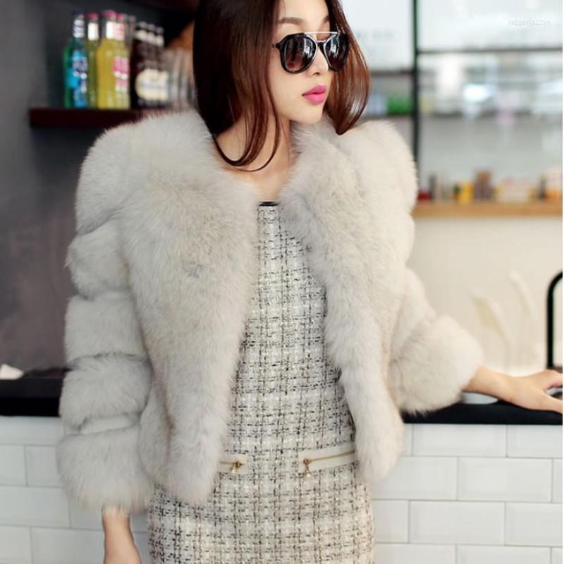Women' Fur Winter Korean Version Slim Fit Coat Haining Imitation, White
Women' Fur Winter Korean Version Slim Fit Coat Haining Imitation, White