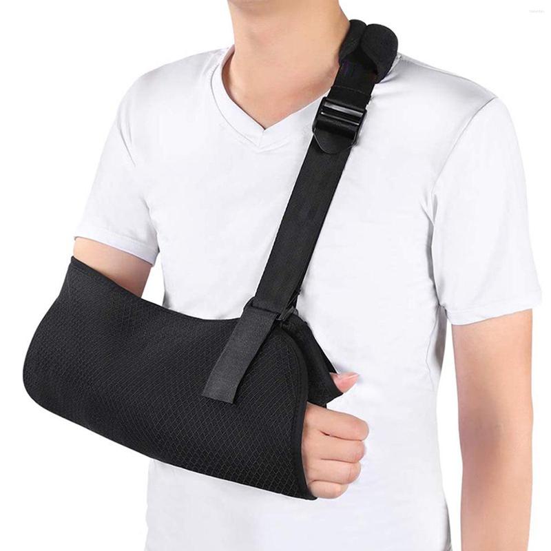 Knee Pads Arm Sling Shoulder Immobilizer Brace Adjustable Wrist Elbow Support For Broken, Black
Knee Pads Arm Sling Shoulder Immobilizer Brace Adjustable Wrist Elbow Support For Broken, Black