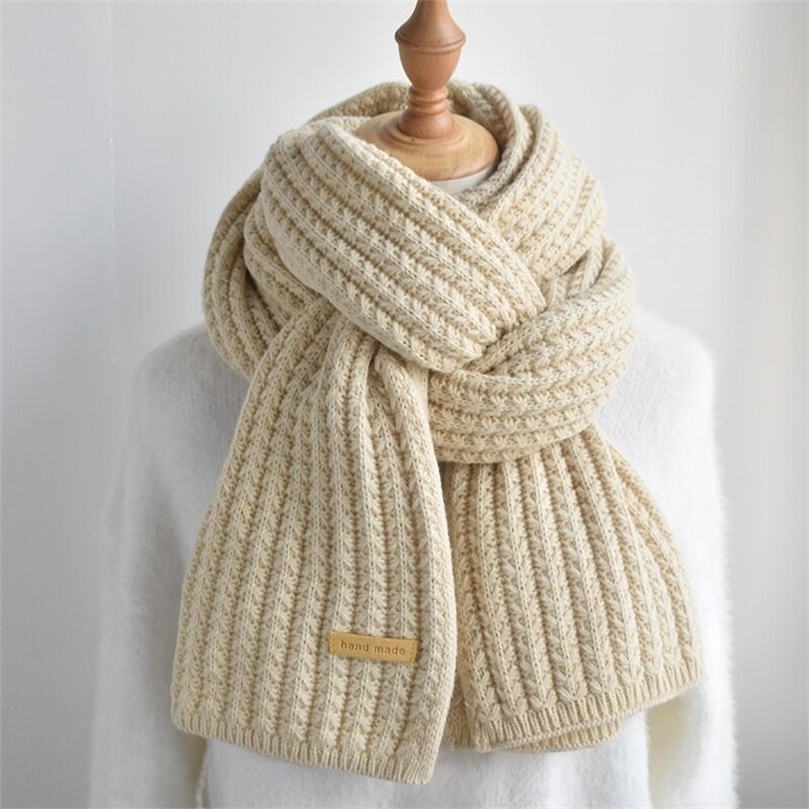 Scarves Arrived Women Scarf Knit Spring Unisex Thick Warm Winter Scarves Long Size Male Faux Cashmere Warmer Women Hand Made Scarves 221010
Scarves Arrived Women Scarf Knit Spring Unisex Thick Warm Winter Scarves Long Size Male Faux Cashmere Warmer Women Hand Made Scarves 221010