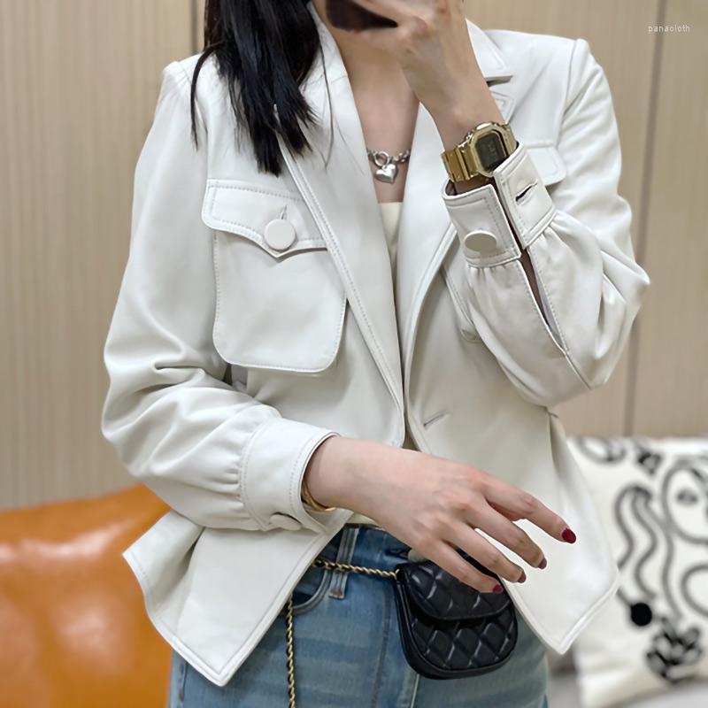Women's Leather Women's Genuine Sheepskin Blazers Real Lambskin Jacket Sheep Coat Bomber CL4156, Black
Women's Leather Women's Genuine Sheepskin Blazers Real Lambskin Jacket Sheep Coat Bomber CL4156, Black