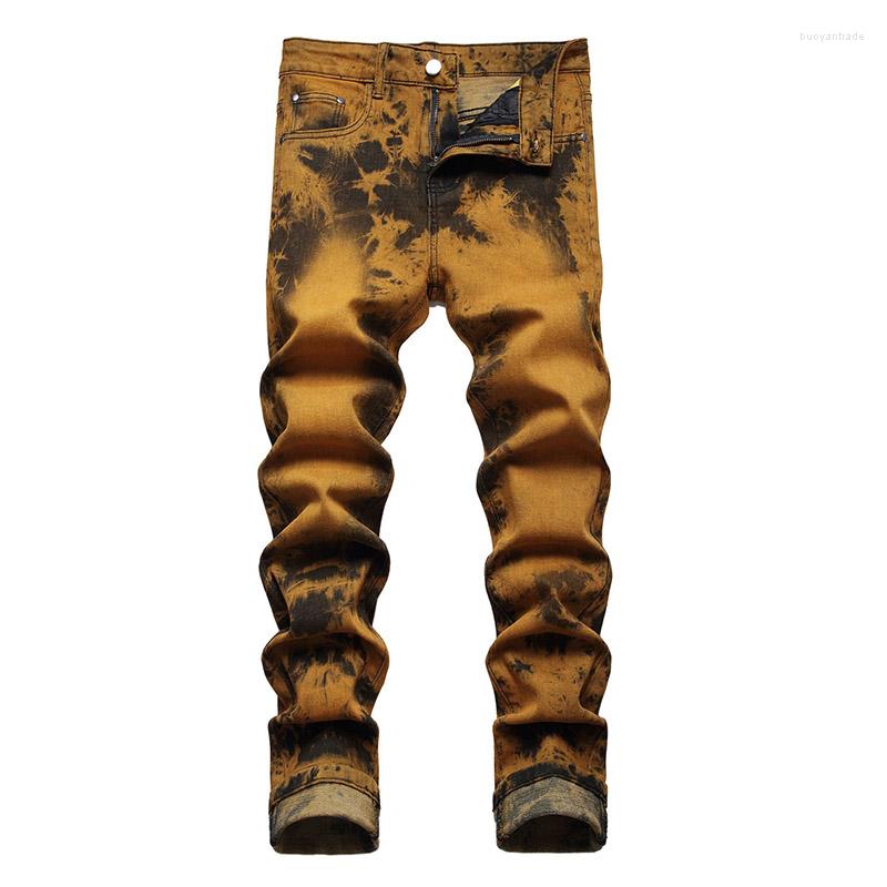Men's Jeans Hip HopTie Dye Printed Casual Trousers Streetwear Harakuju Stretch Denim Pants For Male High Street, Blue
Men's Jeans Hip HopTie Dye Printed Casual Trousers Streetwear Harakuju Stretch Denim Pants For Male High Street, Blue