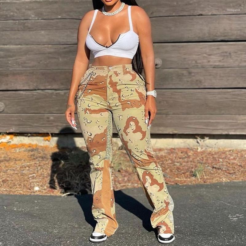 Women' Pants 2022 Fashion Street Vintage Camouflage Patchwork Flare Club Party Retro Sexy Women High Waist Casual Trousers Streetwear, Green
Women' Pants 2022 Fashion Street Vintage Camouflage Patchwork Flare Club Party Retro Sexy Women High Waist Casual Trousers Streetwear, Green