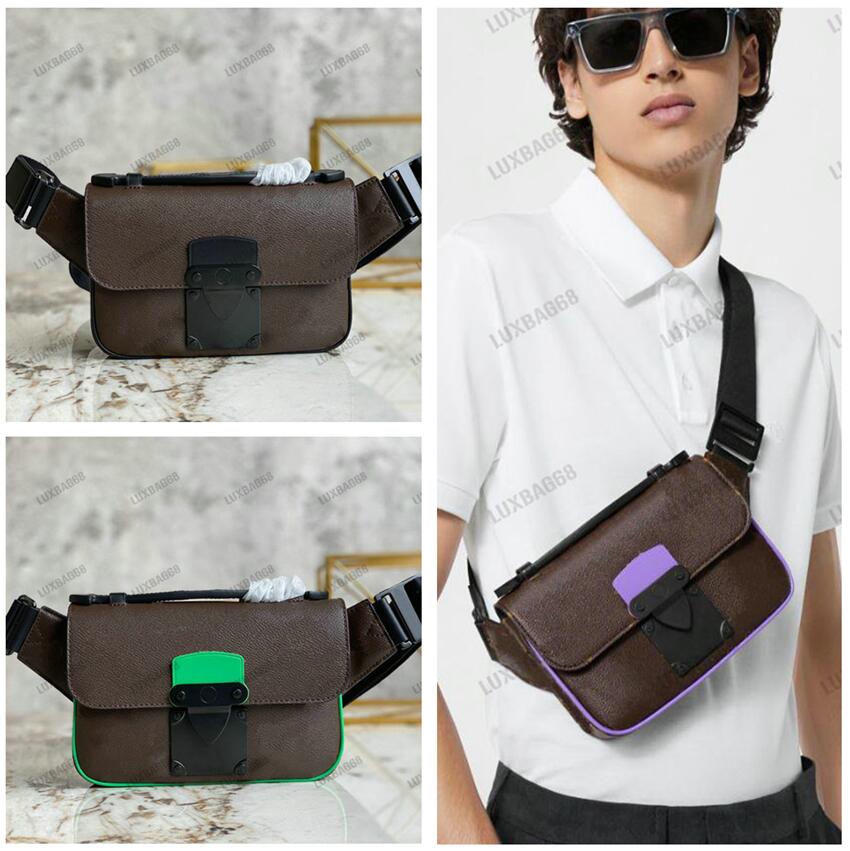 M58487 S LOCK SLING BAG Men's Desigher Belt Bag S-Lock Slingbag Multiple Carry Historic Trunk Clasps Large front pocket BumBa For Men M46245, 01
M58487 S LOCK SLING BAG Men's Desigher Belt Bag S-Lock Slingbag Multiple Carry Historic Trunk Clasps Large front pocket BumBa For Men M46245, 01