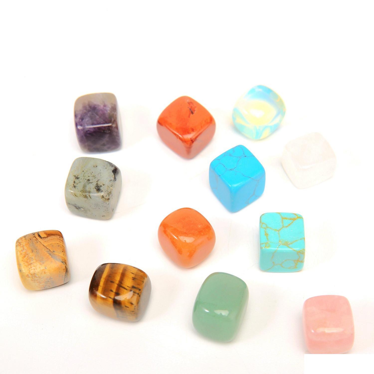Stone 15Mm Irregar Chakra Crystal Stone Beads Statue Natural Stones Square Cubic Carved Decoration Rose Quartz Healing Room Ornament Dhpfx
Stone 15Mm Irregar Chakra Crystal Stone Beads Statue Natural Stones Square Cubic Carved Decoration Rose Quartz Healing Room Ornament Dhpfx