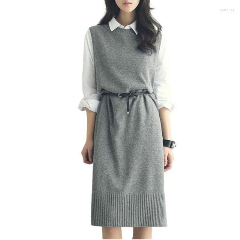 Women' Sweaters Women' 2022 Casual Long Vest Women Mid-long Sweater Sleeveless Dress Clothing Female Knitted Wool Round Neck Belt, Black
Women' Sweaters Women' 2022 Casual Long Vest Women Mid-long Sweater Sleeveless Dress Clothing Female Knitted Wool Round Neck Belt, Black