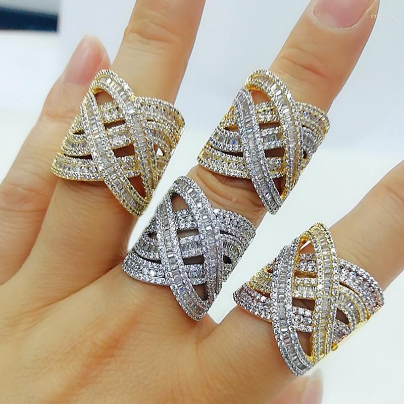Wedding Rings GODKI Luxury 4 Layers Twist Bold With Zirconia Stones 2022 Women Engagement Party Jewelry High Quality
Wedding Rings GODKI Luxury 4 Layers Twist Bold With Zirconia Stones 2022 Women Engagement Party Jewelry High Quality