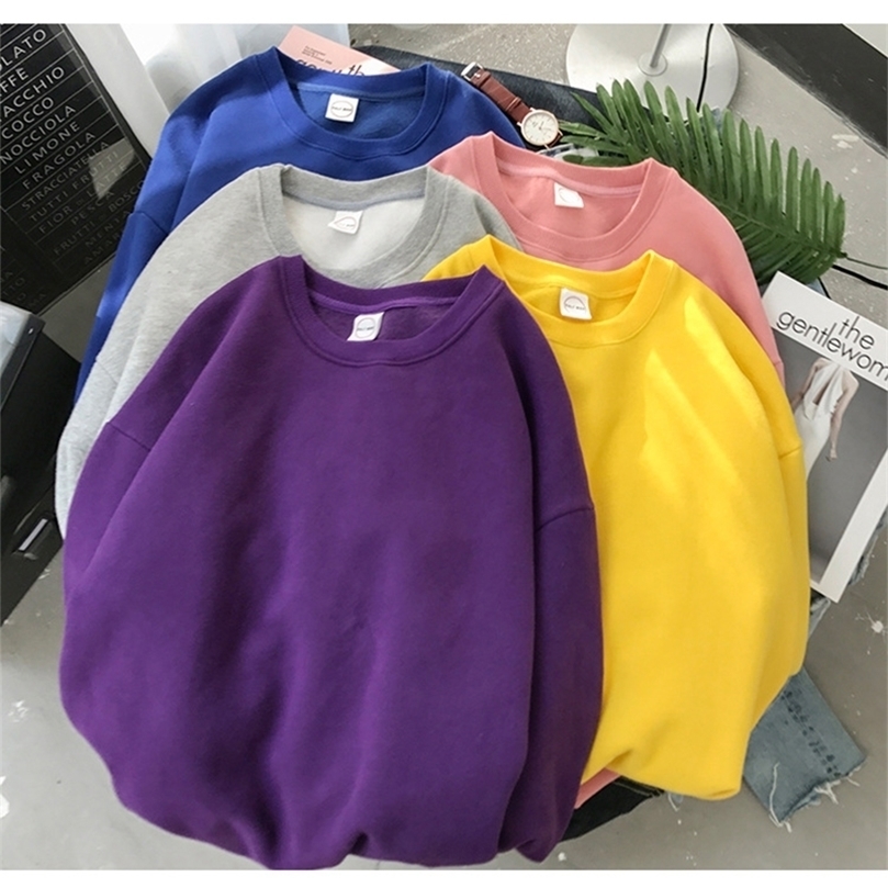Womens Hoodies Sweatshirts Woman Solid Color ONeck Sweatshirt Casual Loose Fit Hoodie Harajuku Aesthetic Streetwear Velvet Pullover White Tops Korean Pop 221010, Black
Womens Hoodies Sweatshirts Woman Solid Color ONeck Sweatshirt Casual Loose Fit Hoodie Harajuku Aesthetic Streetwear Velvet Pullover White Tops Korean Pop 221010, Black