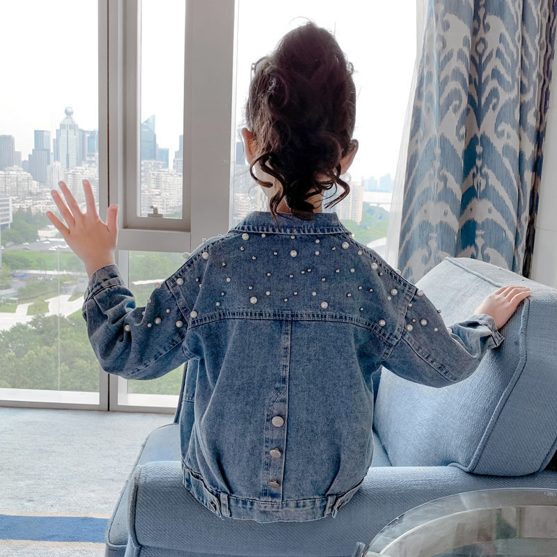 Jackets Kids Denim For Teens Girls Spring Autumn Fashion Outwear Children Clothing Cotton Jacket With Pearl Teenagers 221010, Blue
Jackets Kids Denim For Teens Girls Spring Autumn Fashion Outwear Children Clothing Cotton Jacket With Pearl Teenagers 221010, Blue