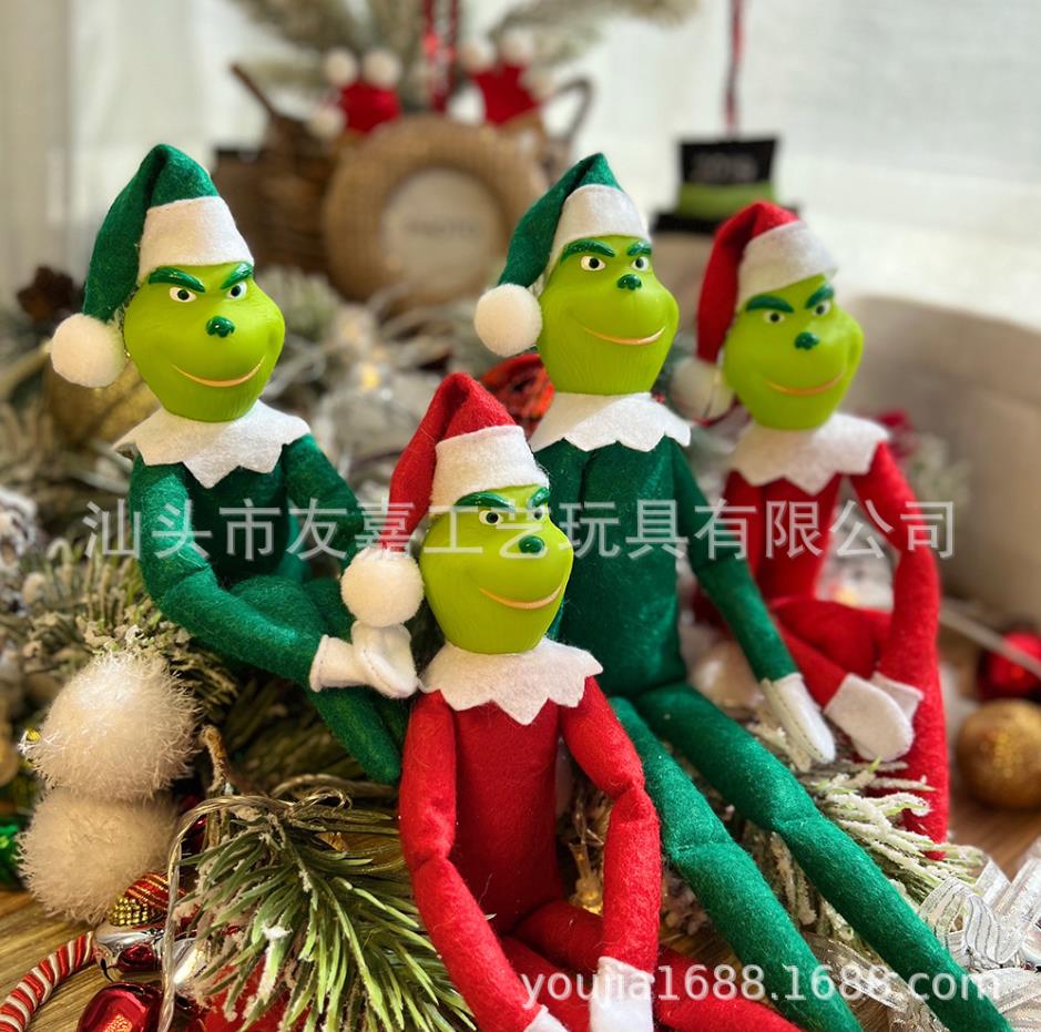 New Christmas Decorations Grinch Hanging Pendant Red/Green Xmas Tree Ornament Kids Gifts Wholesale 32x8cm DD
New Christmas Decorations Grinch Hanging Pendant Red/Green Xmas Tree Ornament Kids Gifts Wholesale 32x8cm DD