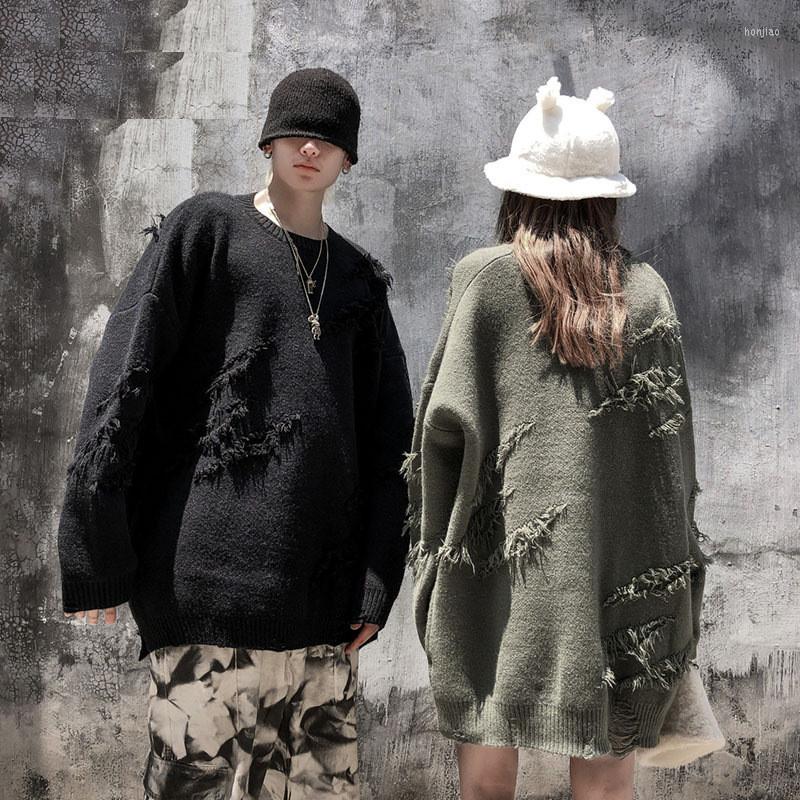 Men's Sweaters ERENEJIAN Men's Hi Street Ripped Hip Hop With Holes Fashion Streetwear Distressed Rock Pullovers Tops O Neck, Black
Men's Sweaters ERENEJIAN Men's Hi Street Ripped Hip Hop With Holes Fashion Streetwear Distressed Rock Pullovers Tops O Neck, Black