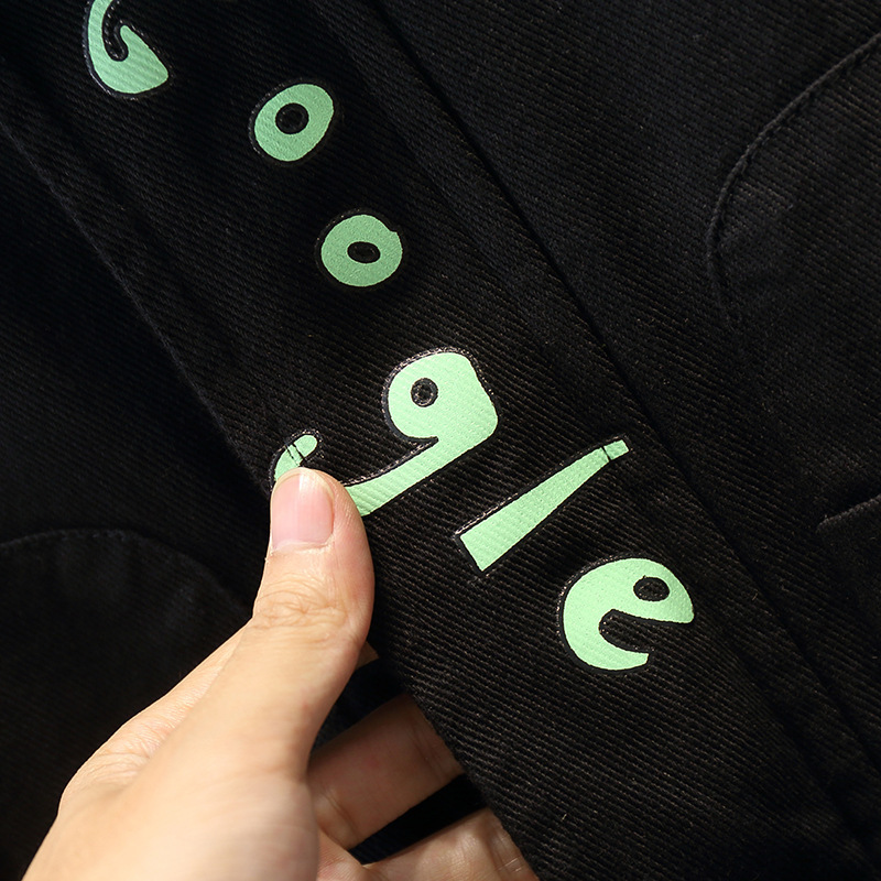 Jackets Baby Boy Spring Autumn Fashion Black Denim Kids Casual Clothing Clothes Letter 2T To 10T 221010