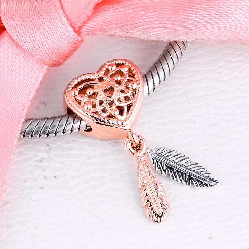 Beads CKK Fit Bracelets Heart & Two Feathers Charms Silver 925 Original For Jewelry Making Sterling DIY
Beads CKK Fit Bracelets Heart & Two Feathers Charms Silver 925 Original For Jewelry Making Sterling DIY