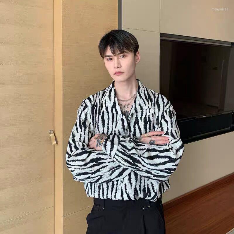 Men's Casual Shirts Zebra Pattern Autumn Men Fashion Korea Stylish Elegant Mens Clothing Social Club Party Gentleman Work Streetwear, Black
Men's Casual Shirts Zebra Pattern Autumn Men Fashion Korea Stylish Elegant Mens Clothing Social Club Party Gentleman Work Streetwear, Black