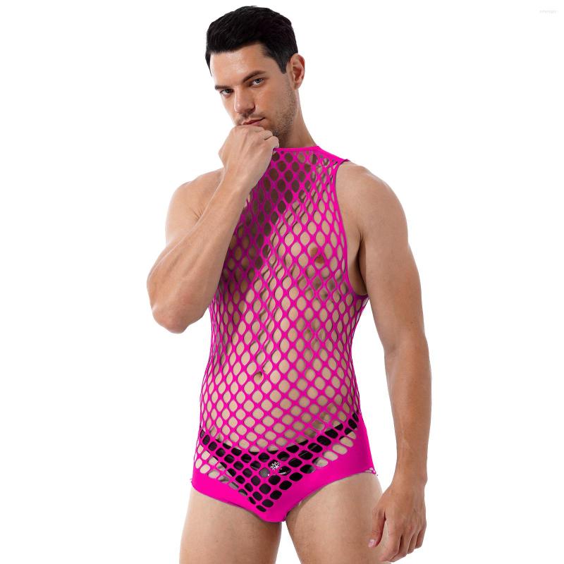 Men's G Strings Mens Sexy Bodycon Bodysuit Hollow Out See Through Fishnet Leotard Keyhole Back Halter Neck Sleeveless Erotic Lingerie, Black
Men's G Strings Mens Sexy Bodycon Bodysuit Hollow Out See Through Fishnet Leotard Keyhole Back Halter Neck Sleeveless Erotic Lingerie, Black
