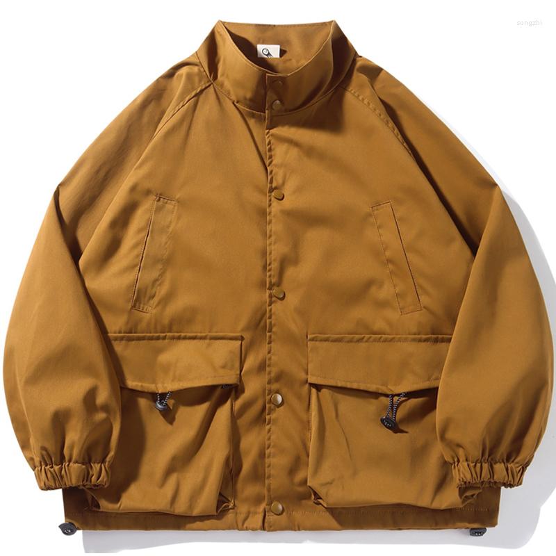 Men's Jackets Multiple Pockets Solid Color Men's Cargo Jacket 2022 Spring Fall Contrast Retro Thin Bomber Casual Baseball Coats, Turmeric
Men's Jackets Multiple Pockets Solid Color Men's Cargo Jacket 2022 Spring Fall Contrast Retro Thin Bomber Casual Baseball Coats, Turmeric