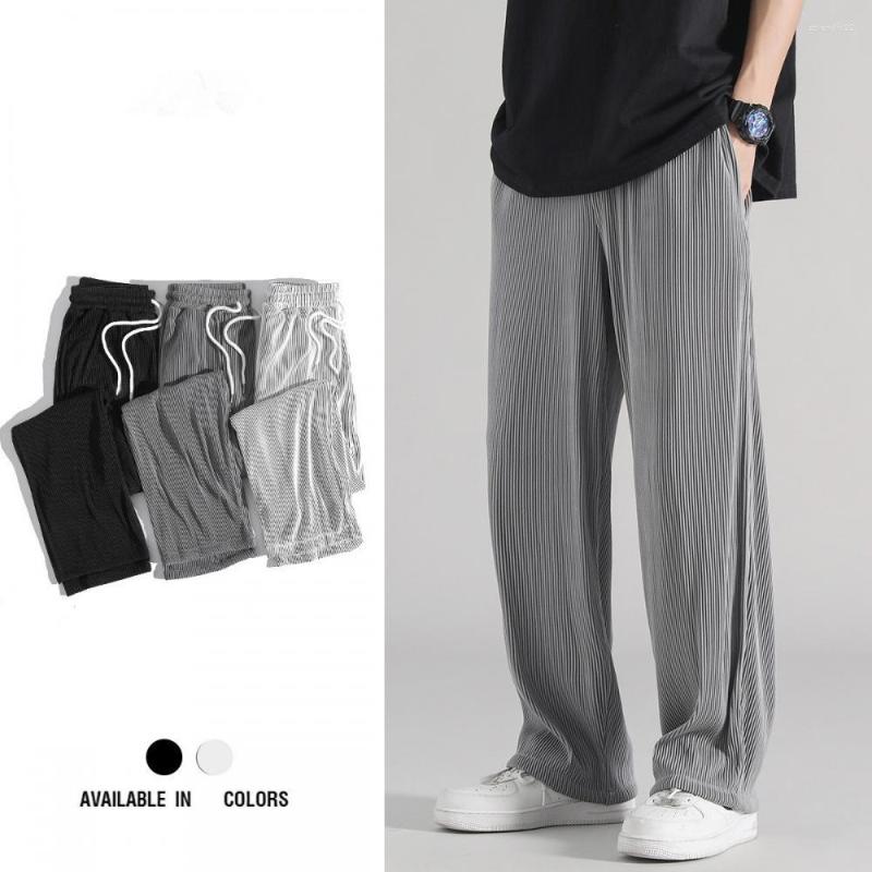 Men's Pants Spring Autumn Men's Sweatpant Loose Casual Harajuku Fashion Thin Trousers Ice Silk Solid Color Trouser, Black
Men's Pants Spring Autumn Men's Sweatpant Loose Casual Harajuku Fashion Thin Trousers Ice Silk Solid Color Trouser, Black
