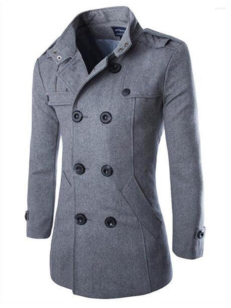 Men's Trench Coats Men Winter Wool Coat Men's High Quality Solid Color Simple Blends Woolen Pea Male Casual Overcoat 2022, Black
Men's Trench Coats Men Winter Wool Coat Men's High Quality Solid Color Simple Blends Woolen Pea Male Casual Overcoat 2022, Black