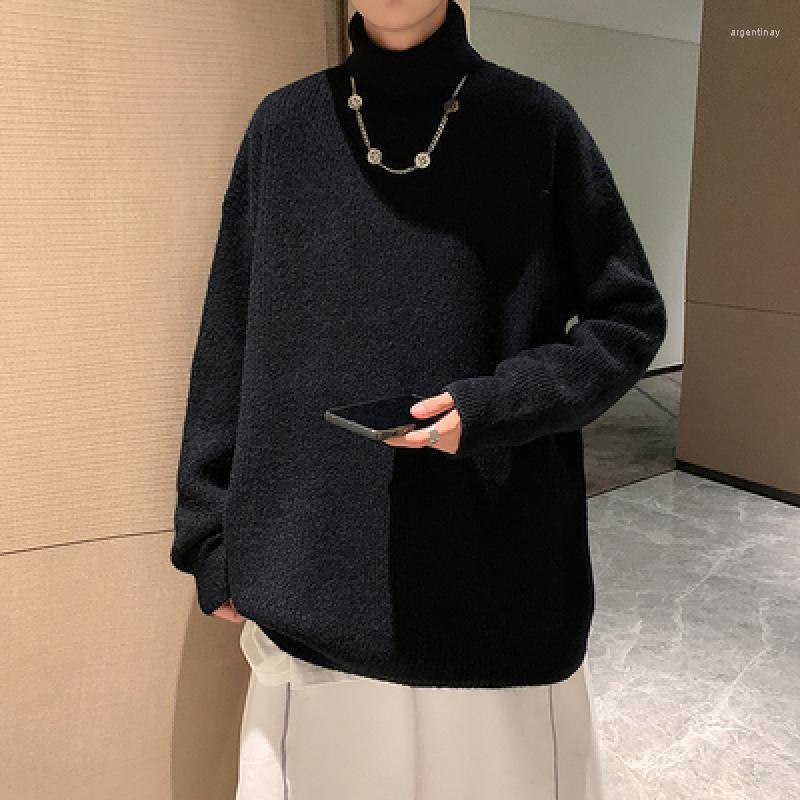 Men's Sweaters Winter Warm Men's Turtleneck Solid Color Korean Man Casual Knitter Pullovers 2022 Harajuku Male Brand, White
Men's Sweaters Winter Warm Men's Turtleneck Solid Color Korean Man Casual Knitter Pullovers 2022 Harajuku Male Brand, White