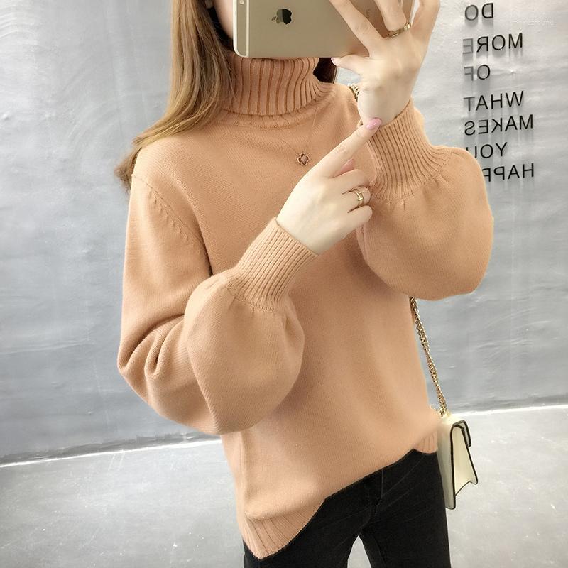 Women' Sweaters Women Turtleneck Winter Sweater 2022 Lanrern Sleeve Knitted Pullovers Female Jumper Tricot Tops NS4794, Green
Women' Sweaters Women Turtleneck Winter Sweater 2022 Lanrern Sleeve Knitted Pullovers Female Jumper Tricot Tops NS4794, Green