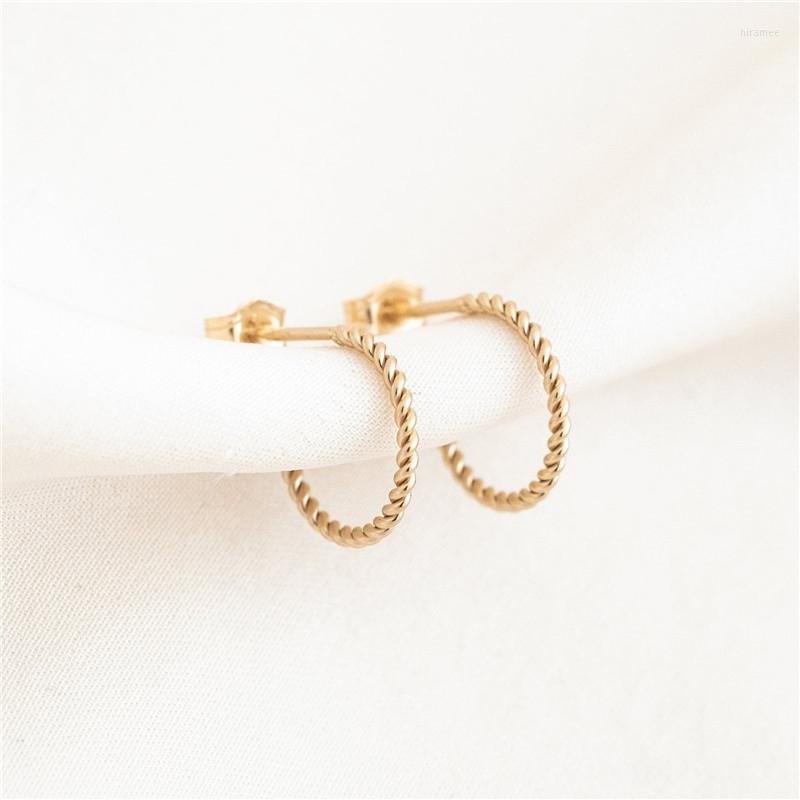 Hoop Earrings Real 14K Gold Filled Braided Earings Boho Twist Minimalist Jewelry Tarnish Resist Hypoallergenic
Hoop Earrings Real 14K Gold Filled Braided Earings Boho Twist Minimalist Jewelry Tarnish Resist Hypoallergenic