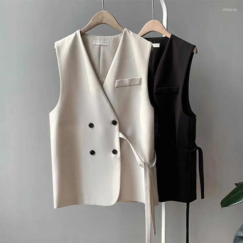 Women' Vests Women' Vest Black Apricot Elegant OL Waistcoat V Neck Double Breasted Retro Tooling Loose Office Formal Work Wear
Women' Vests Women' Vest Black Apricot Elegant OL Waistcoat V Neck Double Breasted Retro Tooling Loose Office Formal Work Wear