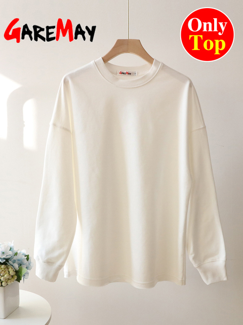 Women's Two Piece Pants Spring Tracksuit Casual Women's Trouser Suit Blue Sweatshirt Cotton 2 Piece Sets Womens Outfits Oversize Wide Pants 