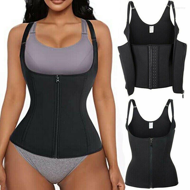Women' Shapers Women Waist Trainer Corset Zipper Vest Body Shaper Cincher Tank Top With Adjustable Straps Tummy Control, Black
Women' Shapers Women Waist Trainer Corset Zipper Vest Body Shaper Cincher Tank Top With Adjustable Straps Tummy Control, Black